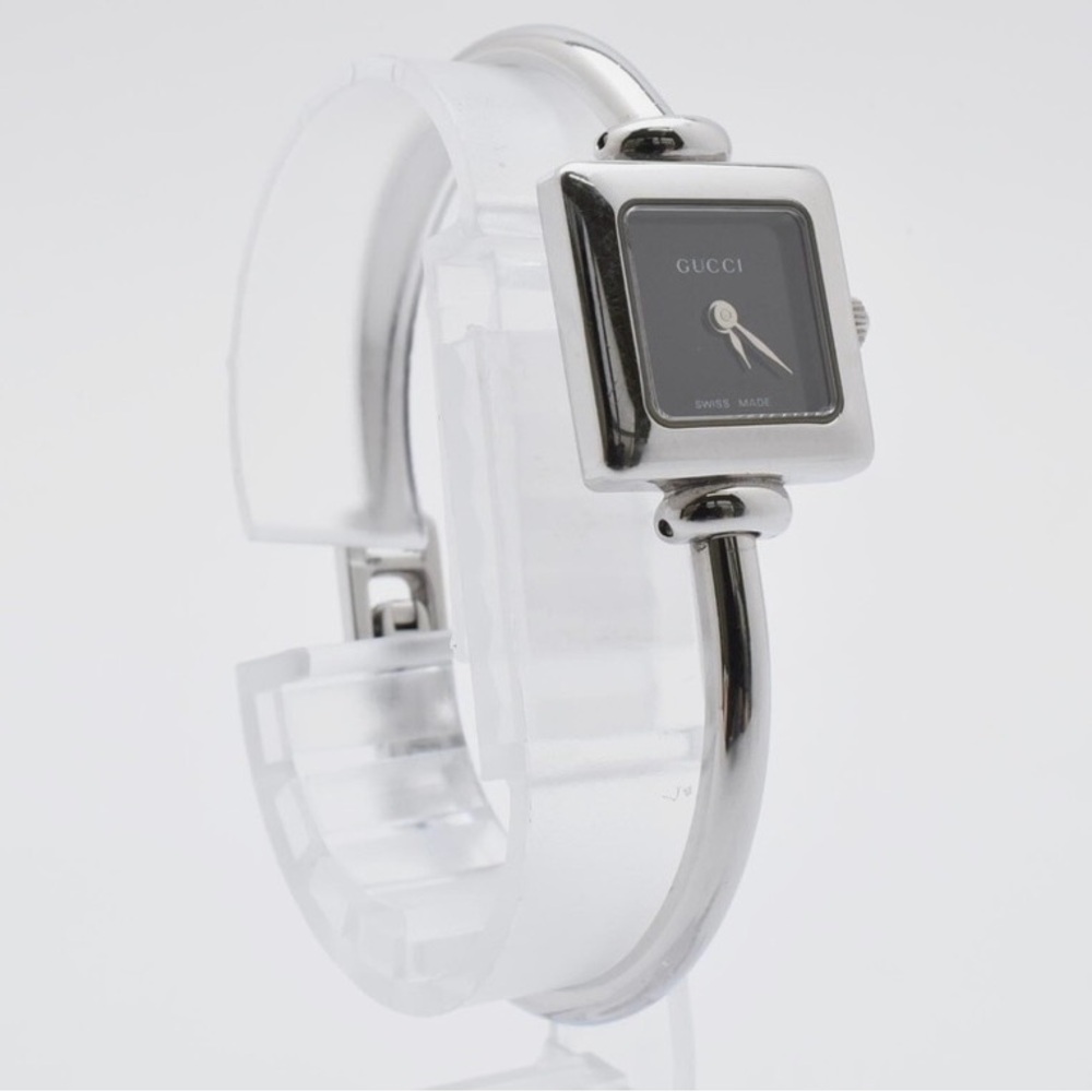 Gucci Silver Smartwatch with Square Face